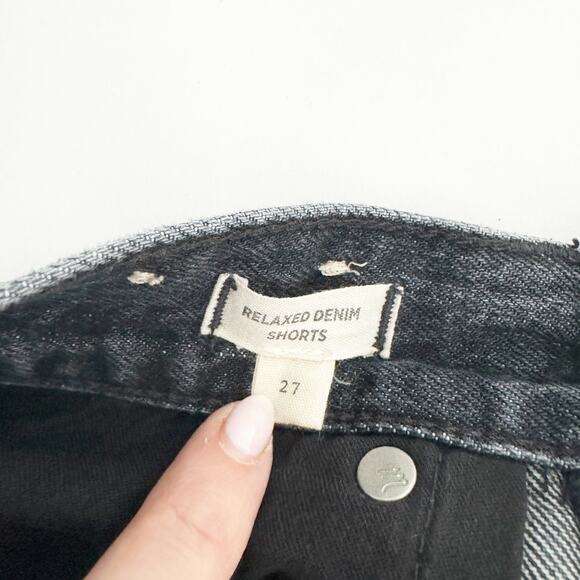 MADEWELL Relaxed Denim Shorts Faded Black 27 - Picture 8 of 10